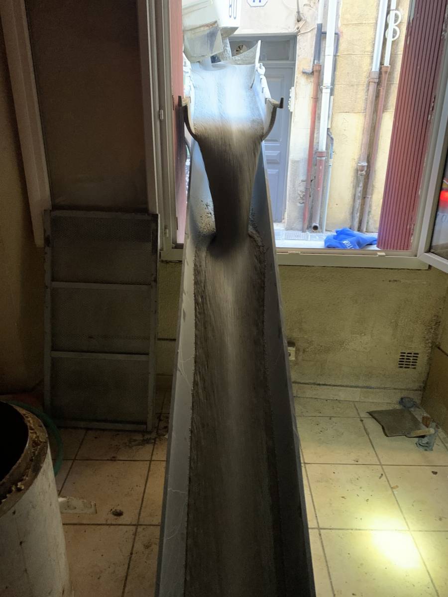 Mise en place pour coulage béton dans une cave en PACA