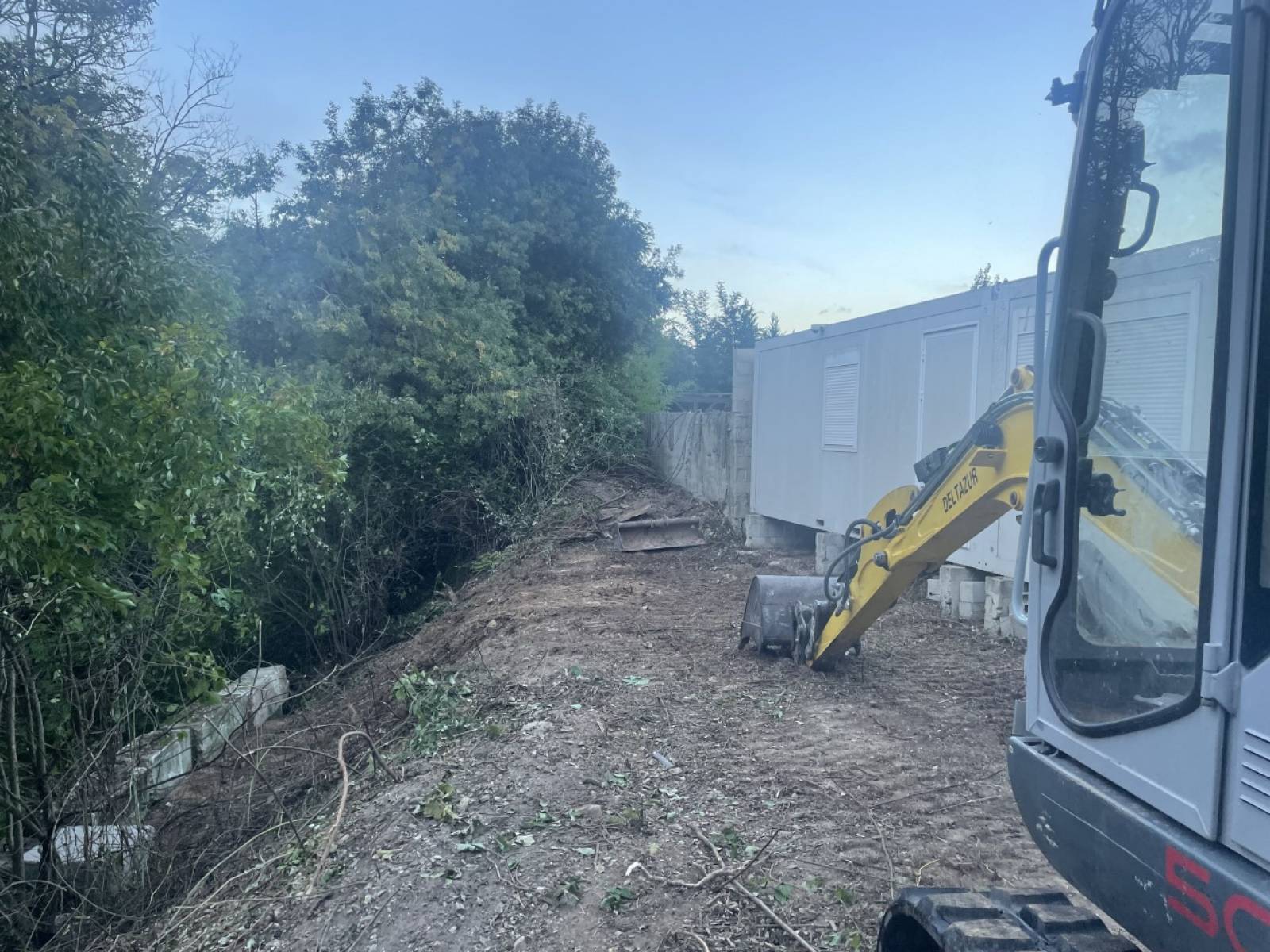 réalisation de la plateforme à Roquevaire